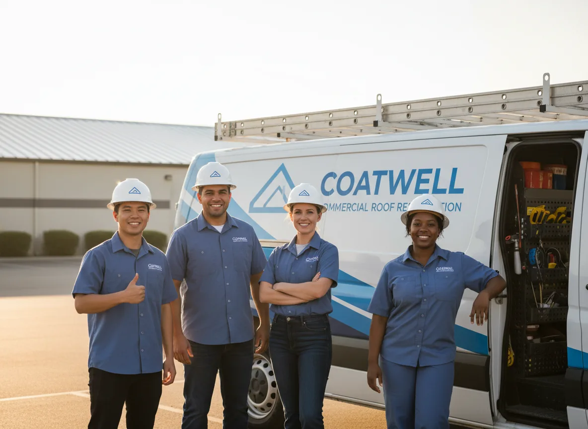 Commercial roof coating company in Lewisville, MN